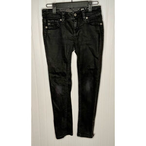 Girls Miss Me Jeans Size 14 Black